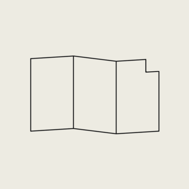 Klappmatratzen nach Maß mit Eckausschnitten