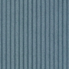 Nahaufnahme eines blauen gerippten Stoffes mit vertikalen, gleichmäßig über die Oberfläche verteilten Strukturlinien.